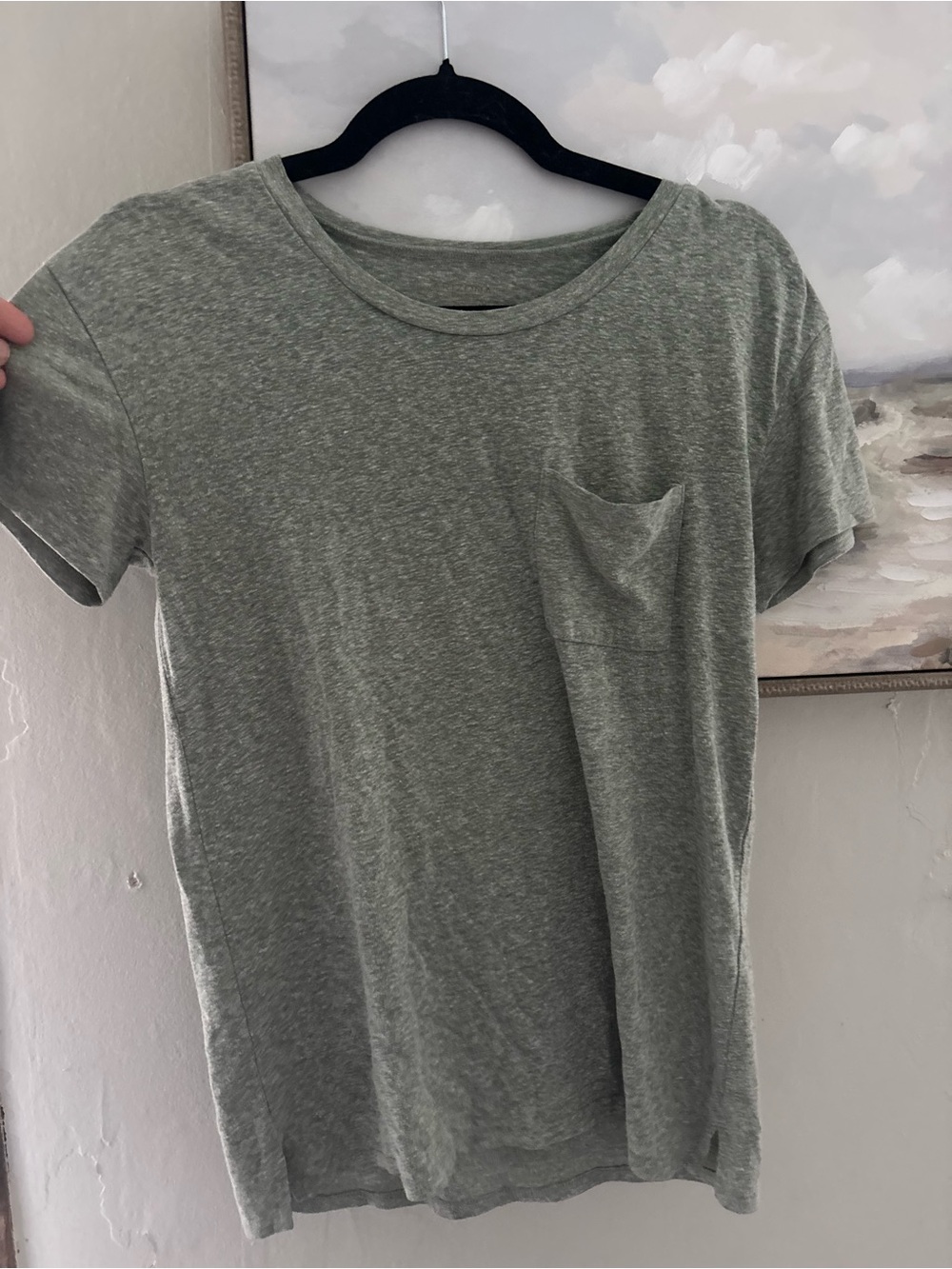Women’s Short Sleeve Pocket T-Shirt - Heather Green